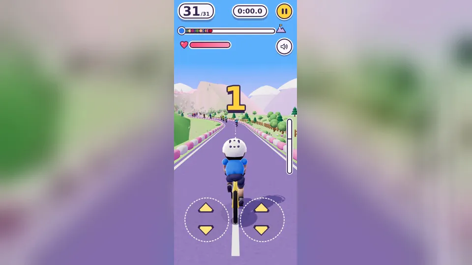 登ってチャリンコ！のスクリーンショット1