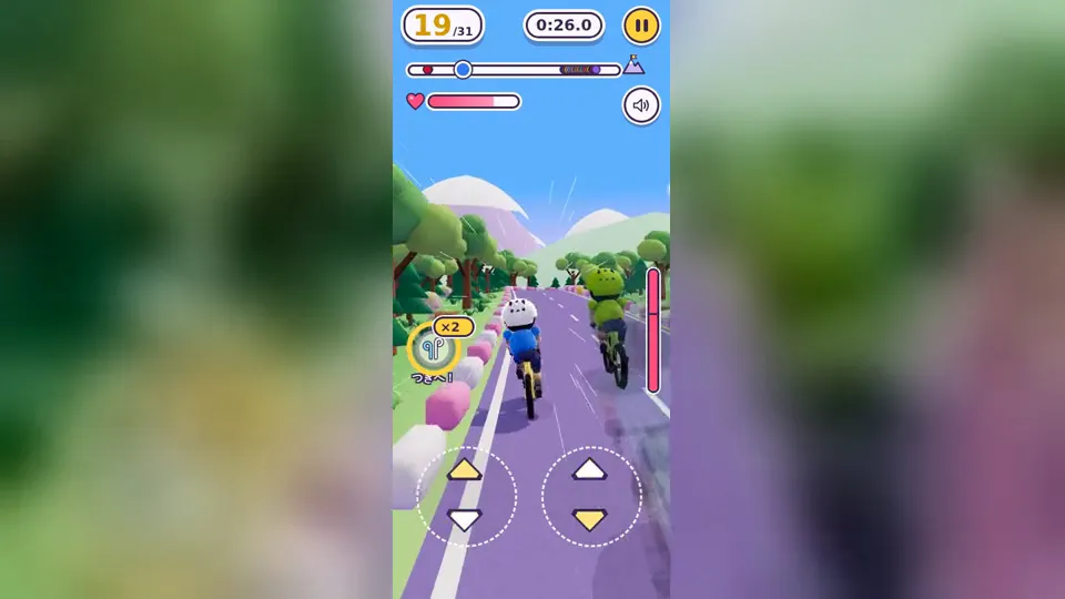登ってチャリンコ！のスクリーンショット2