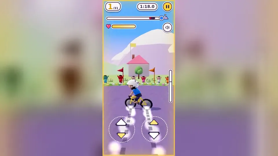 登ってチャリンコ！のスクリーンショット3